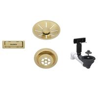 Blanco 207 423 InFino Satin Gold Drain Set Manual Operation