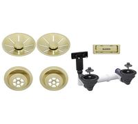 Blanco 207 439 InFino Manual Waste Set Satin Gold