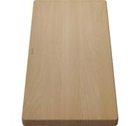 BLANCO 218313 Wooden Chopping Board in Solid Beech, Matching Sink, Accessories for the Kitchen Sink, Beech Wood, 546 x 266 x 34 mm