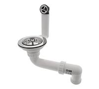 BLANCO 231006 Drain and Overflow Fitting 3.5 Inch without Remote Drain Control with Round Overflow / Replacement Part
