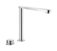 BLANCO 516672 Eloscope-F II Mixer Tap, Front Window Installation, Chrome