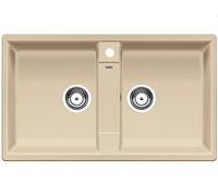 BLANCO 516680 x ZIA 9-516 680 Kitchen Sink Champagne, 90 cm Unterschrank