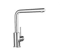MILA sink mixer with right angle and 360° swivel arm, chrome