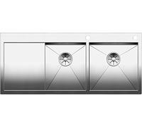 BLANCO 521649 Zerox 8 S-IF Built-in Sink for Kitchen Main Basin Right, stainlesssteel, 80 cm Unterschrank