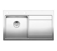 BLANCO 521657 DIVION II, Stainless Steel, Satin Gloss, Hauptbecken Links
