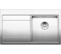 BLANCO 521658 DIVION II, Stainless Steel, Satin Gloss, Hauptbecken rechts