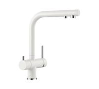 BLANCO 523 134 Fontas II - White Kitchen Sink tap Made od Granite (Silgranit) with a Fixed spout II-white-523134, Hochdruck