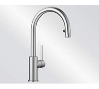 Blanco Candor HD Stainless Steel Kitchen Tap - Brushed Steel 5231210