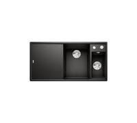 BLANCO 525850 AXIA III, Black, 60 cm Unterschrank | Hauptbecken rechts | mit Glasschneidbrett