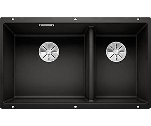 BLANCO 525991 SUBLINE 430/270-U Kitchen Sink, Black, 430 mm/270 mm - Basin Left