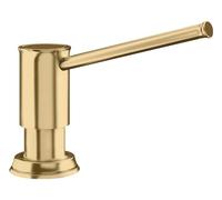 BLANCO 526699 Spülmittelspender Livia Washing-Up Liquid Dispenser, Satin Gold, 94.5x45x141.5