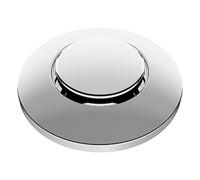 BLANCO air switch cap in chrome | Suitable for BLANCO FWD Lite, Medium and Max | Colour-matched accessory for waste disposer/food waste disposer | Ø 4,5 cm