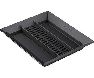 BLANCO AktivBio lid for 8-Litre Bucket | Black Plastic | Combination of Activated Carbon Filter and Stainless Steel disc can Reduce The Escape of unpleasant odours from The Organic Waste bin.