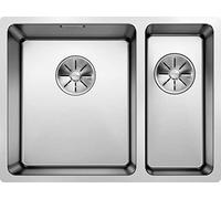 BLANCO ANDANO 340/180-U | Stainless Steel Sink | Installation Type: Undermount | Main Basin Left | for 60 cm Wide Base Cabinets | Resistant to Scratches | Large Basin Volume