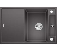 Blanco Undermount Sink Axia III 45 S Rock Grey with wooden board (523174)