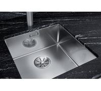 BLANCO CLARON 340-U | Stainless steel sink | Installation type: undermount installation | For 40 cm wide base cabinets | Resistant to scratches | Spacious bowl volume for optimum use | [38x44x19.9 cm]