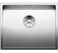 BLANCO CLARON 500-U | Stainless steel sink | Installation type: undermount installation | For 60 cm wide base cabinets | Resistant to scratches | Spacious bowl volume for optimum use | [54x44x19.9 cm]