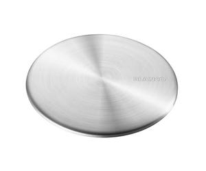 BLANCO CapFlow | Stainless Steel | Aesthetic Cover for The Outlet | Universal for All BLANCO Sinks and Bowls with 3.5'' Outlet | Not Compatible with InFino Waste System. | Ø 11,4 cm