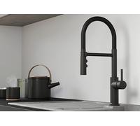 BLANCO Catris-S Flex Kitchen Pull-Out Mixer Tap Black Matte 525793