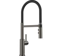 Blanco CATRIS-S Flexo Single Lever Tap c/w Spray Head - Satin Dark Steel -527731