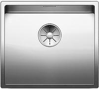 BLANCO CLARON 450-IF Stainless Steel Sink Installation Type: Installation from Top and Flush Surface for 50 cm Wide Base Cabinets Resistant to Scratches Large Basin Volume