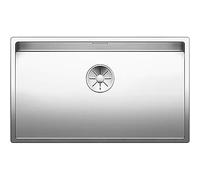 BLANCO CLARON 700-U | Stainless steel sink | Installation type: undermount installation | For 80 cm wide base cabinets | Resistant to scratches | Spacious bowl volume for optimum use | [74x44x19.9 cm]