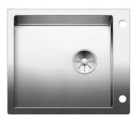 BLANCO Claron XL 60-IF/A 521641 Steam Cooker Kitchen Sink with Battery Bank, Matched to Steam Cooking, for Normal and Flush Installation, InFino Spout, Stainless Steel Silk Gloss, 521641