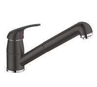 BLANCO DARAS-S - High-Pressure Kitchen Tap - Compact Entry-Level Model in Classic Design with Pull-out Spray - Anthracite - 517732