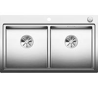 BLANCO 521663 DIVION II, Stainless Steel, Satin Gloss, 80 cm Unterschrank