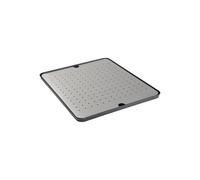 BLANCO Drip Tray, Made of High-Quality Plastic with Stainless Steel Insert, Black, 425 x 365 mm