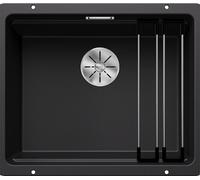 Blanco Etagon 500-U Silgranit Black Large 1.0 Bowl Undermount Sink - 525887