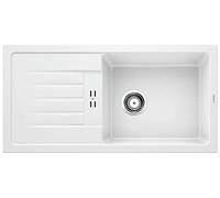 BLANCO FAVUM XL 6 S - Classic Inset Granite Sink - SILGRANIT Starter Model for 60 cm Wide Base Units - White - 524235