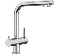 BLANCO Fontas S II 525200 Kitchen Mixer Tap with Pull-Out Spray Hose and Filter Function, Anthracite