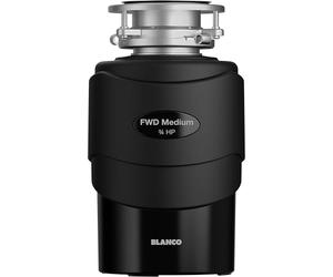 BLANCO FWD Medium | Kitchen waste disposer 0.75 HP | Waste disposer for kitchen sink | Food waste disposer for kitchen scraps and food waste | 1200 ml capacity | Ø 20,3 cm