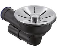 Blanco InFino 3.5 Inch Manual Drain Fitting Brushed Grey
