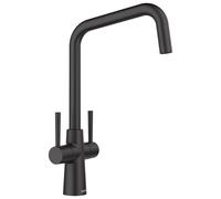 Blanco Jax Dual Lever Monobloc Kitchen Mixer Tap - Black