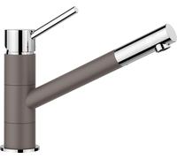 Blanco KANO Monobloc Single Lever Kitchen Tap - Volcano Grey/Chrome - 526950