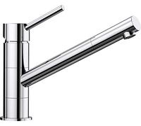 BLANCO KANO - Single Lever Kitchen Mixer Tap with 360° Swivel Range - Galvanic Chrome - 521502