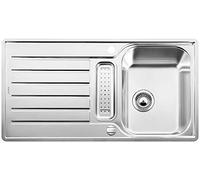 BLANCO Lantos 5 S-IF | Stainless Steel | Installation Type: Inset Installation from Above & flushmount Installation | Reversible | for 50 cm Wide Base cabinets | Scratch-Resistant | [94x49x17.4 cm]
