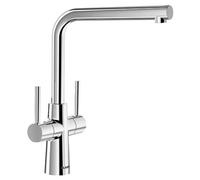 Blanco Lax Dual Lever Kitchen Mixer Tap - Chrome