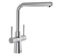 Blanco Lax Dual Lever Kitchen Mixer Tap - Steel