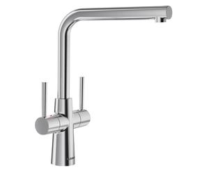 Blanco Lax Dual Lever Kitchen Mixer Tap - Steel