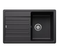 Blanco Legra 45 S Single Bowl Inset Silgranit Kitchen Sink - Black