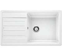 BLANCO Legra XL 6 S - Rectangular Granite Kitchen Sink with Extra Large Bowl for 60 cm Wide Base Units - SILGRANIT - White - 523328