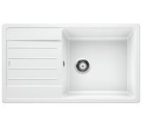 BLANCO Legra XL 6 S - Rectangular Granite Kitchen Sink with Extra Large Bowl for 60 cm Wide Base Units - SILGRANIT - White - 523328
