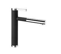 BLANCO LINEE-S | Kitchen Mixer tap in Anthracite/Chrome | High-Pressure | with Pull-Out Hose | Non-Return Valve | Ceramic Cartridge | Assured Water Quality & Water-Saving | [4.6x24.8x28.1 cm]