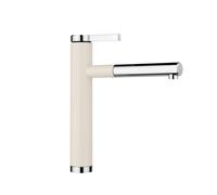 Blanco LINEE-S Monobloc Pull-out Spray Tap - Soft White/Chrome - 526957