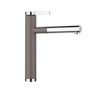Blanco LINEE-S Monobloc Pull-out Spray Tap - Volcano Grey/Chrome - 526956