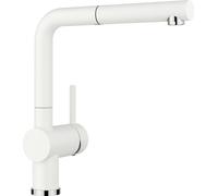 Blanco Pull Out Kitchen Tap LINUS-S silgranite white