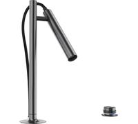 Blanco LUNEOO-S Monobloc Pull-out Single Lever Tap - Satin Dark Steel- 527975